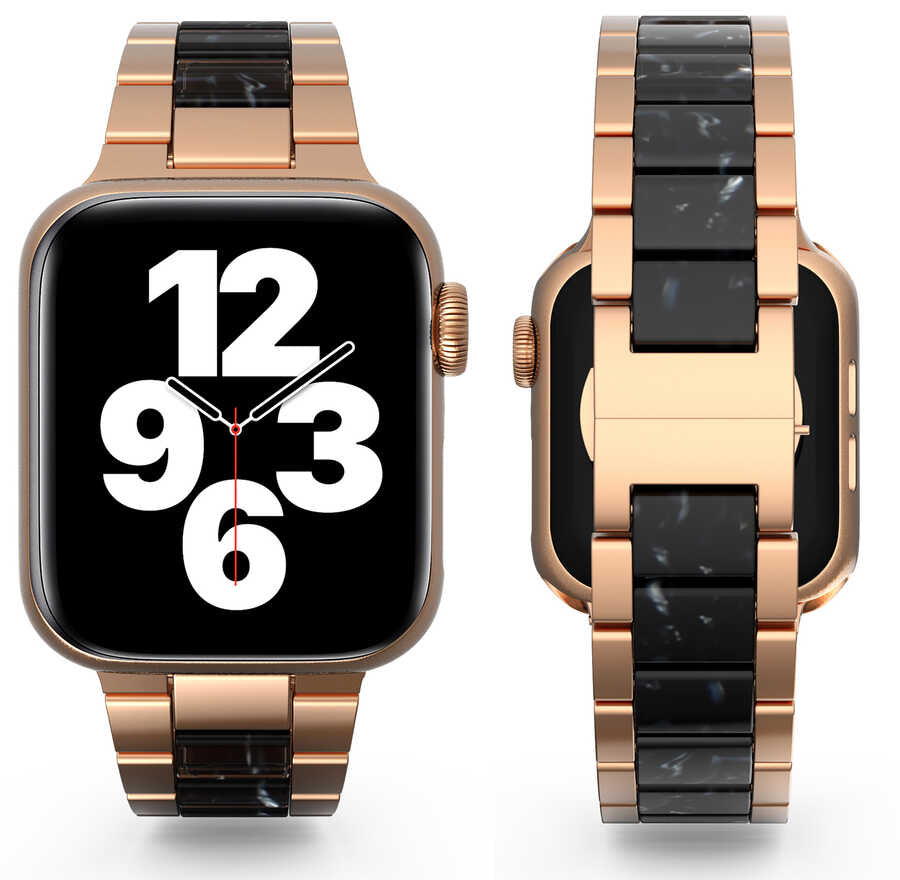 Watch 42mm Wiwu Resin Steel Belt Metal Kordon