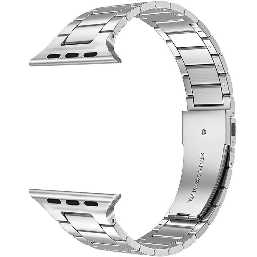 Watch 42mm Wiwu Ultra Thin Steel Belt Three Beads Metal Kordon
