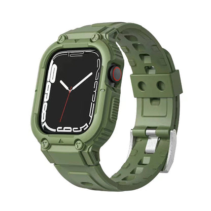 Watch 42mm Wiwu Wi-WB014 Armor Serisi 2in1 Sert PC Kasa Koruyuculu Silikon Kordon