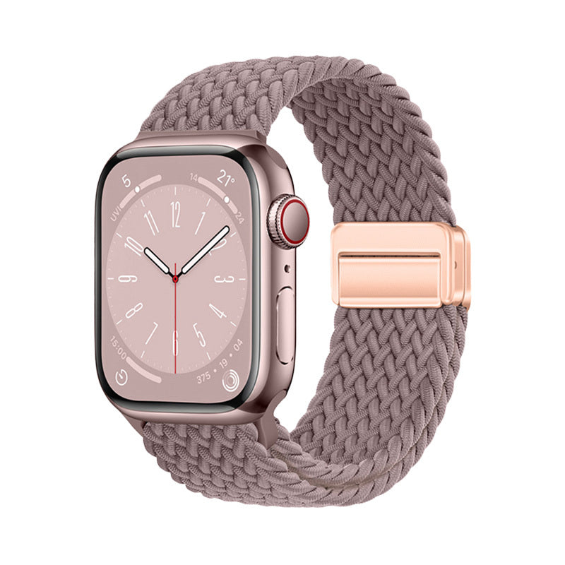 Apple Watch 42mm Zore KRD-134 Örgü Tasarımlı Hasır Kordon Strap Kayış