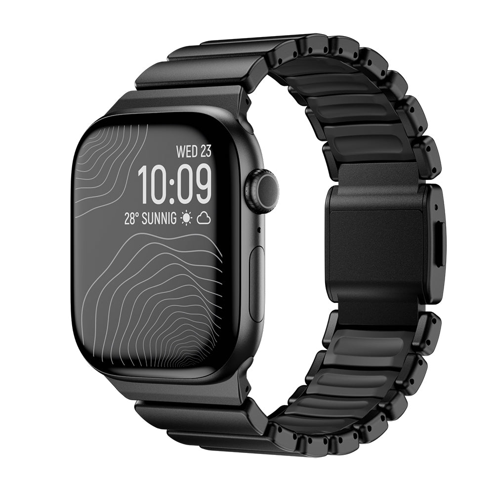 Apple Watch 42mm Zore KRD-149 Metal Silikon Kordon