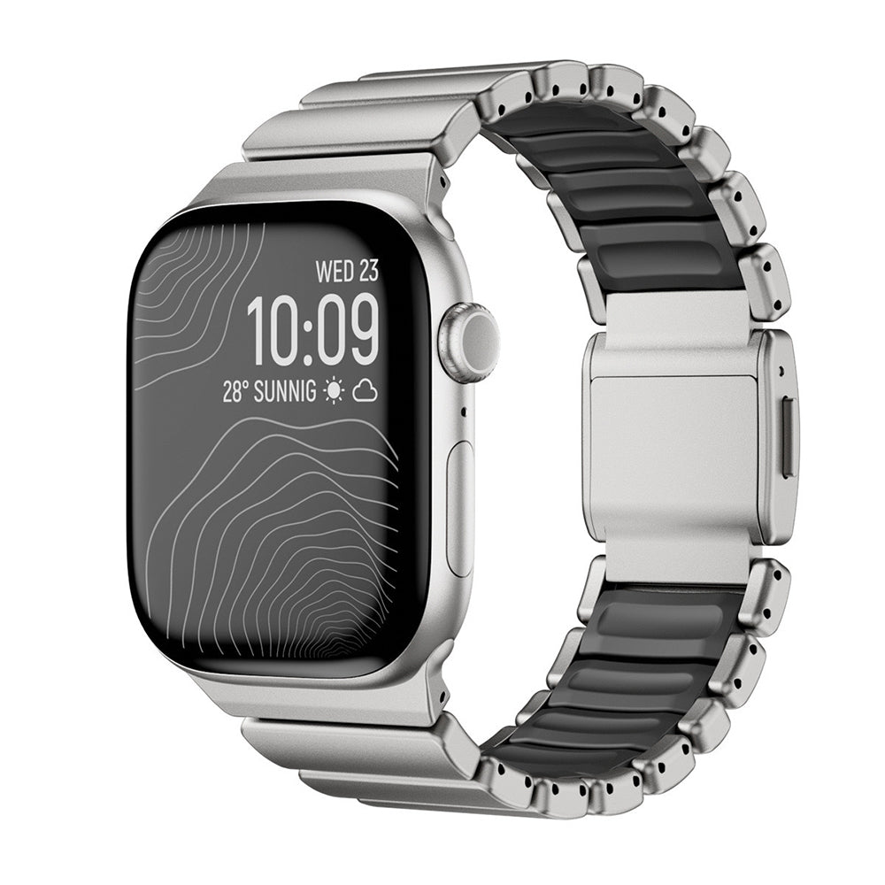 Apple Watch 42mm Zore KRD-151 Metal Silikon Kordon