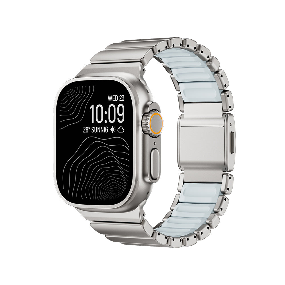 Apple Watch 42mm Zore KRD-151 Metal Silikon Kordon