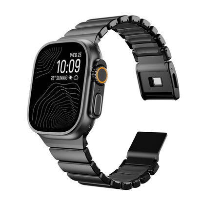 Apple Watch 42mm Zore KRD-152 Titanyum Silikon Kordon