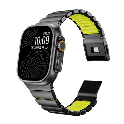 Apple Watch 42mm Zore KRD-152 Titanyum Silikon Kordon