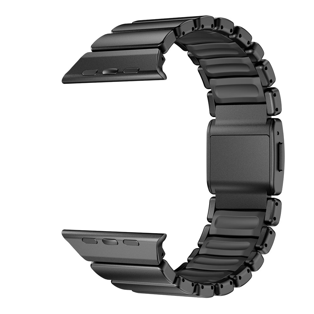 Apple Watch 42mm Zore KRD-152 Titanyum Silikon Kordon