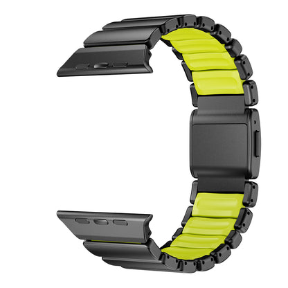 Apple Watch 42mm Zore KRD-152 Titanyum Silikon Kordon