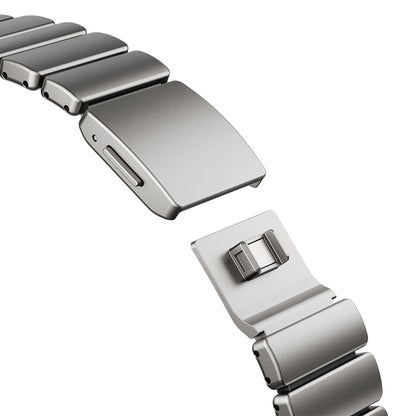 Apple Watch 42mm Zore KRD-152 Titanyum Silikon Kordon