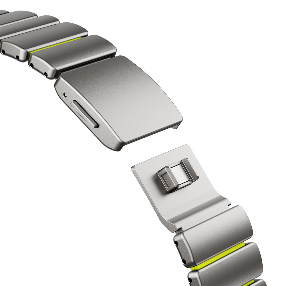 Apple Watch 42mm Zore KRD-152 Titanyum Silikon Kordon