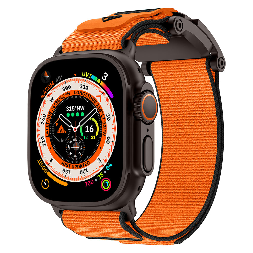 Apple Watch 42mm Zore KRD-154 Naylon Kumaş Hasır Örgülü Kordon