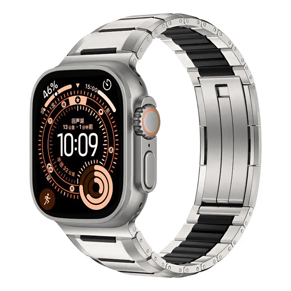 Apple Watch 42mm Zore KRD-155 Metal Silikon Kordon