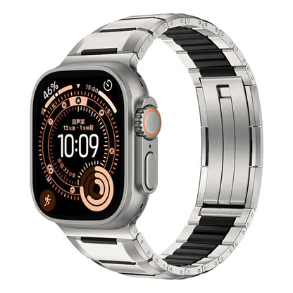 Apple Watch 42mm Zore KRD-155 Metal Silikon Kordon