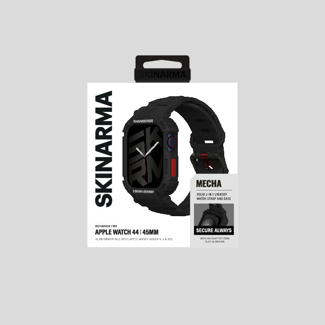 Watch 44 mm Skinarma Mecha 2in1 TPU Kasa Koruyucu + Silikon Kordon