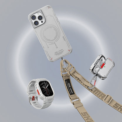 Watch 44 mm Skinarma Mecha 2in1 TPU Kasa Koruyucu + Silikon Kordon