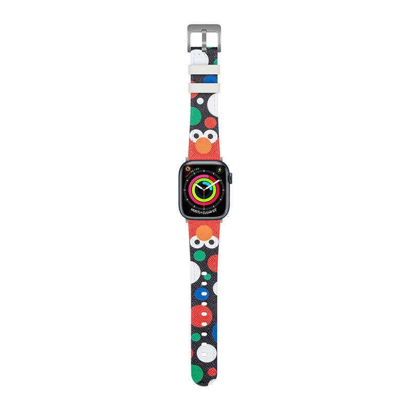 Watch 44mm Casebang Sesame Street Serisi Deri Saat Kordon