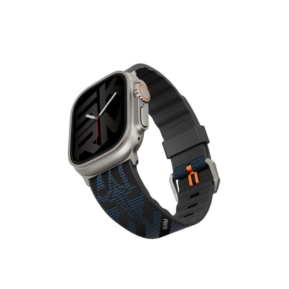 Apple Watch 44mm Skinarma Phantom Serisi Silikon Kordon