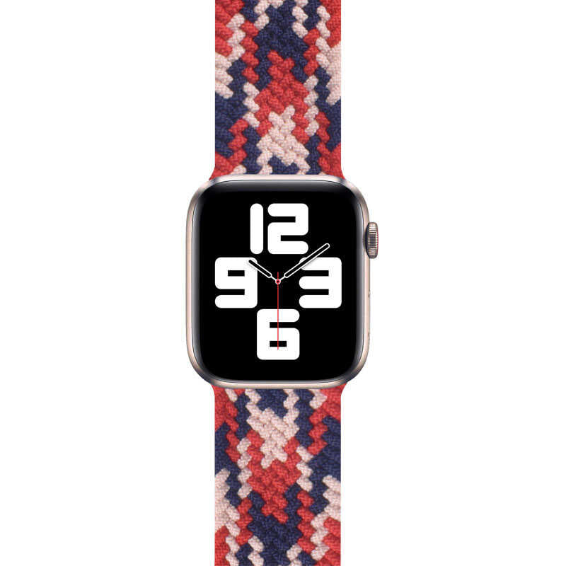Watch 44mm Wiwu Braided Solo Loop Contrast Color Small Kordon