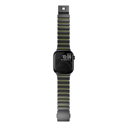 Apple Watch 44mm Zore KRD-149 Metal Silikon Kordon