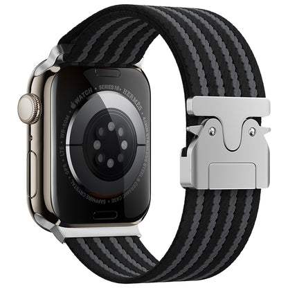 Apple Watch 45mm Zore KRD-133 Naylon Kumaş Hasır Örgülü Kordon