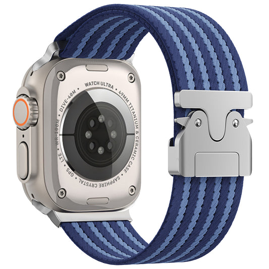 Apple Watch 49mm Zore KRD-133 Naylon Kumaş Hasır Örgülü Kordon