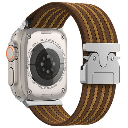 Apple Watch 49mm Zore KRD-133 Naylon Kumaş Hasır Örgülü Kordon