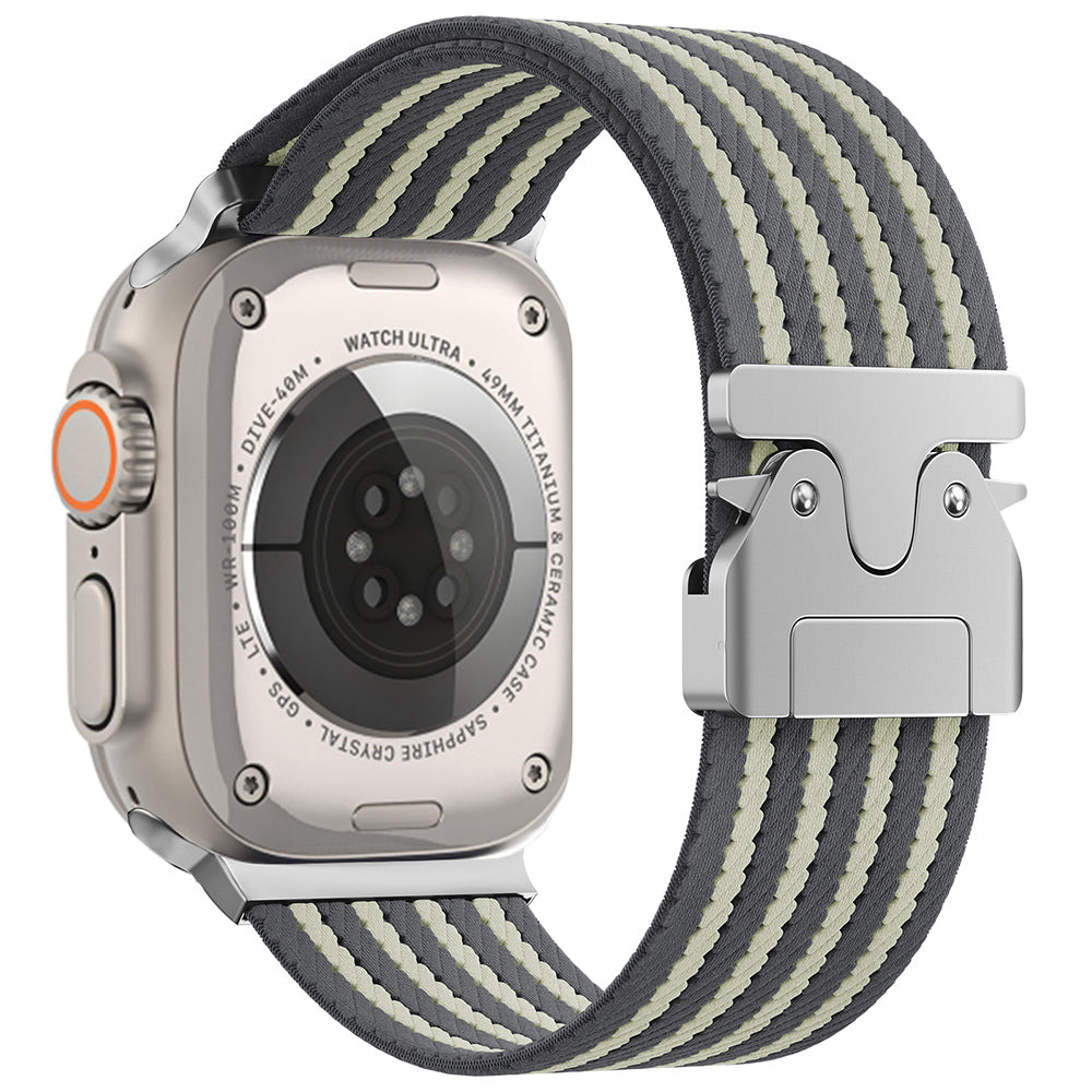 Apple Watch 49mm Zore KRD-133 Naylon Kumaş Hasır Örgülü Kordon