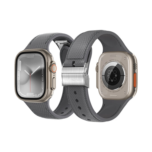 Watch 7 41mm Amazingthing Titan Swift Deri Dokulu Silikon Kordon