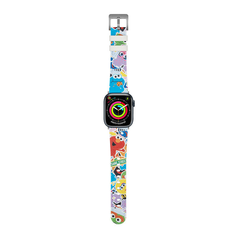 Watch 7 41mm Casebang Sesame Street Serisi Deri Saat Kordon