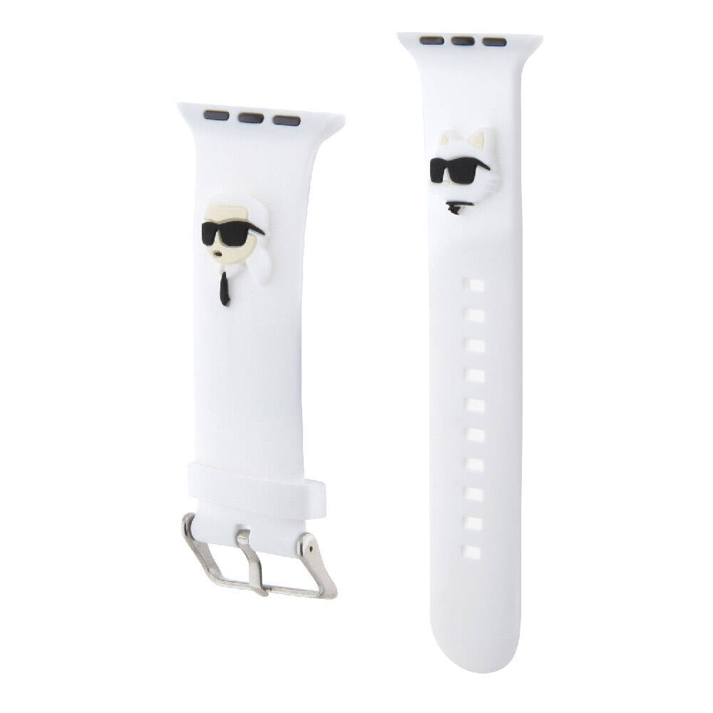 Watch 7 41mm Karl Lagerfeld Orjinal Lisanslı İkonik Karl & Choupette Logolu Silikon Kordon