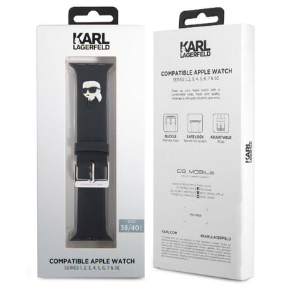 Watch 7 41mm Karl Lagerfeld Orjinal Lisanslı İkonik Karl Head Logolu Silikon Kordon
