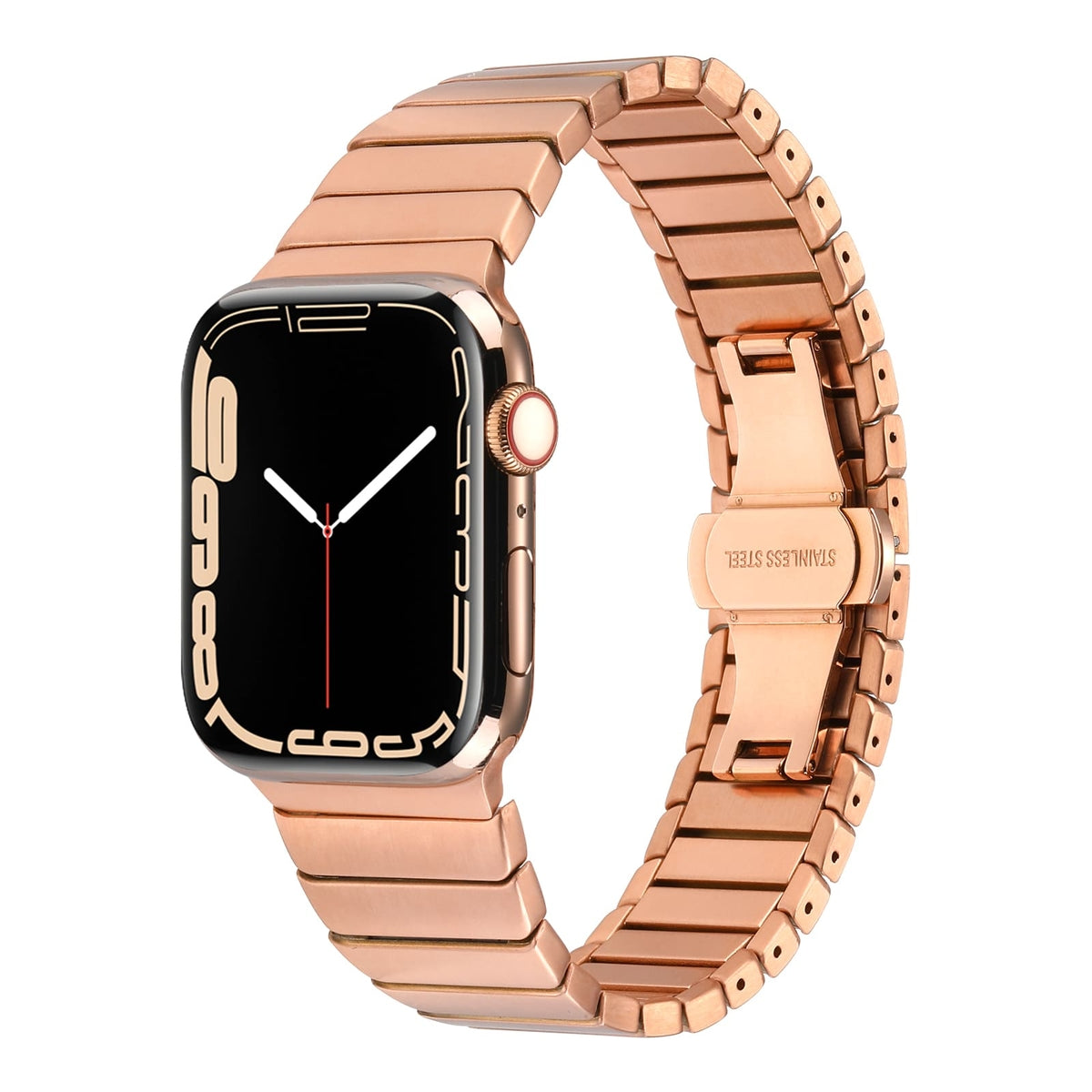 Apple Watch 7 41mm Kordon KRD-79 Metal Strap Kayış
