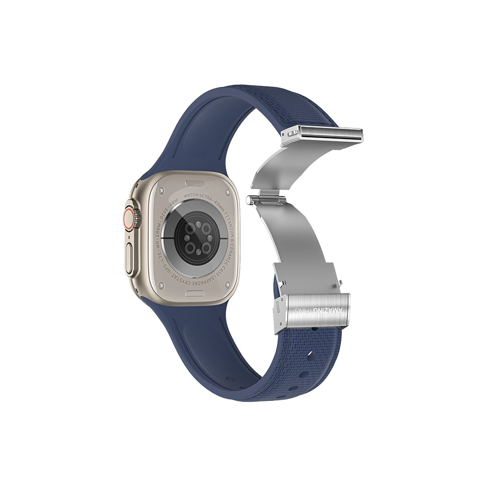 Watch 7 45mm Amazingthing Titan Swift Deri Dokulu Silikon Kordon