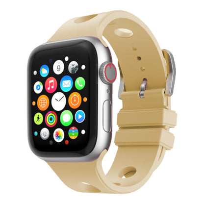 Apple Watch 7 45mm Delikli Tasarım Zore KRD-147 Silikon Kordon