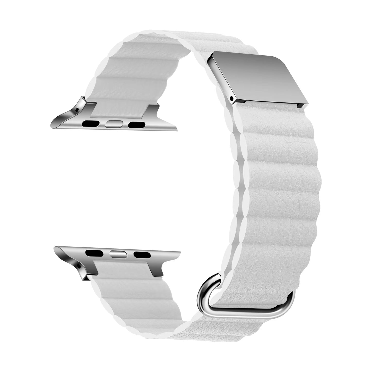 Apple Watch 7 45mm KRD-78 PU Deri Kordon Strap Kayış