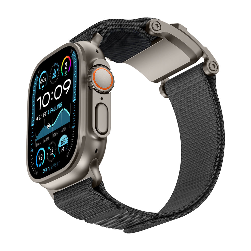 Apple Watch 7 45mm Mohseven iWatch Mecha Sport Hasır Kordon