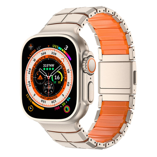 Apple Watch 7 45mm Mohseven iWatch Titancore No.1 Metal Kordon