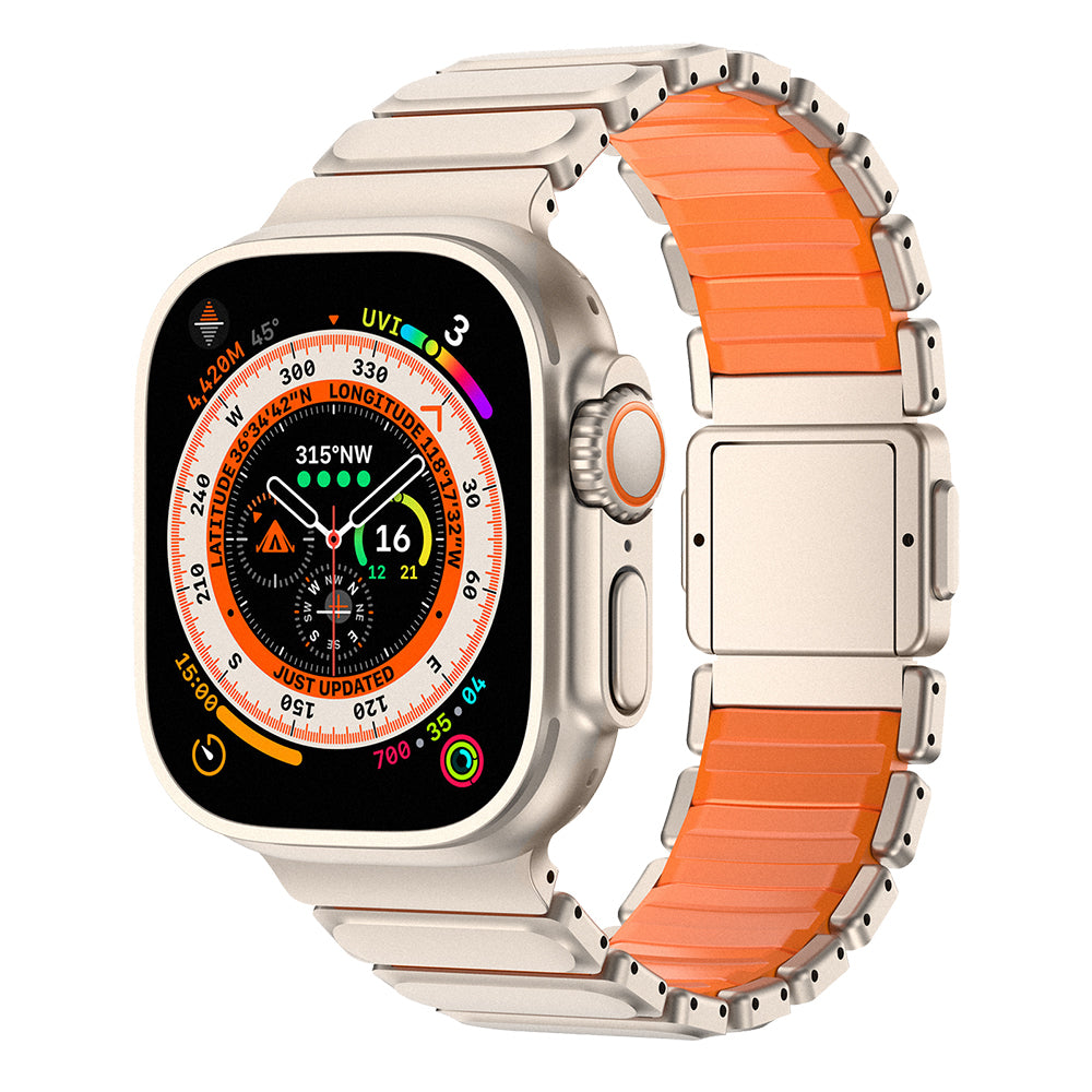 Apple Watch 7 45mm Mohseven iWatch Titancore No.2 Çelik Kordon