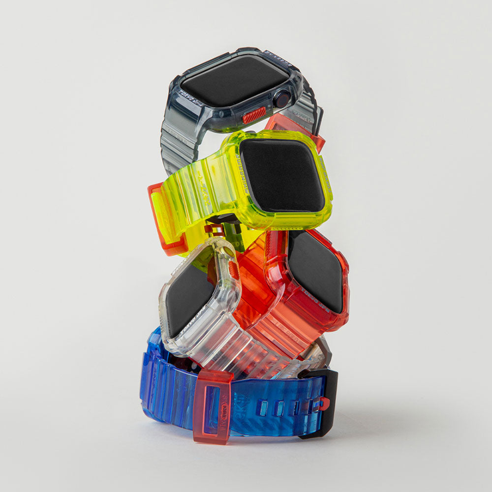Watch 7 45mm SkinArma Saido Sert PC Kasa Koruyuculu Silikon Kordon
