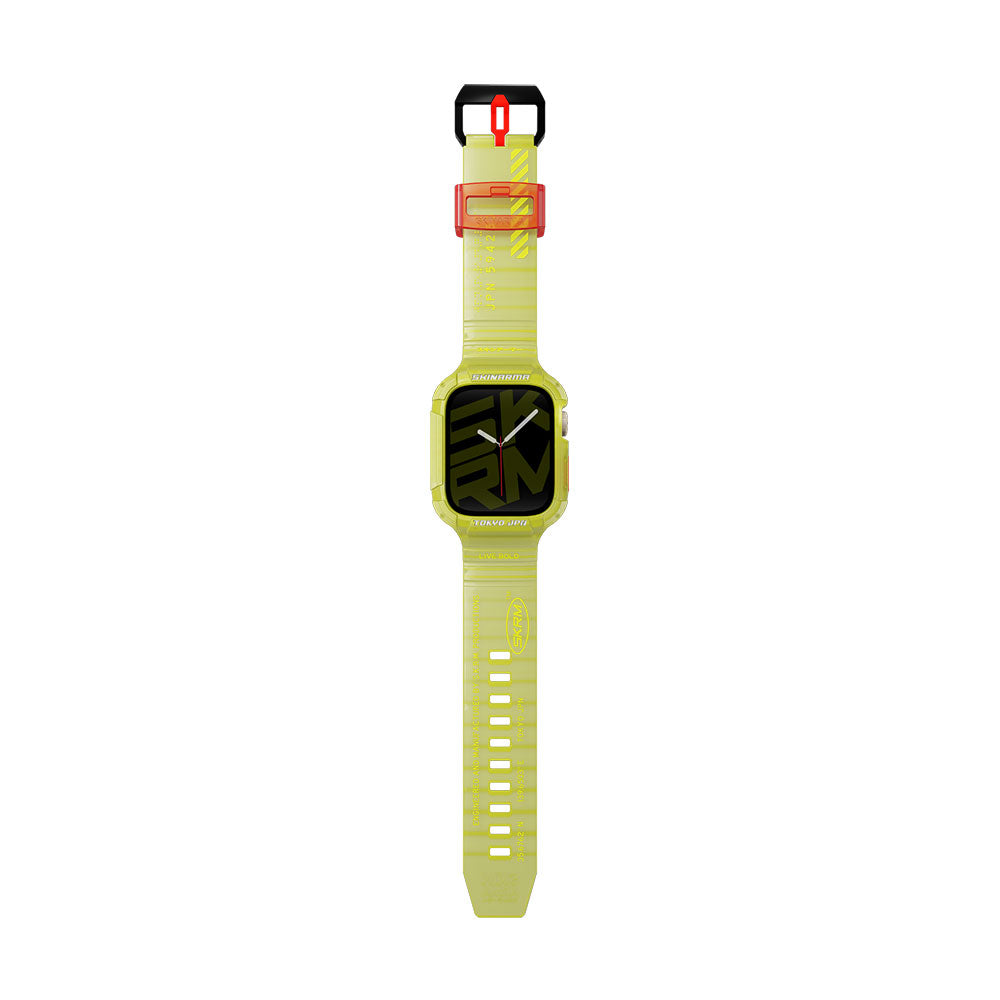 Watch 7 45mm SkinArma Saido Sert PC Kasa Koruyuculu Silikon Kordon