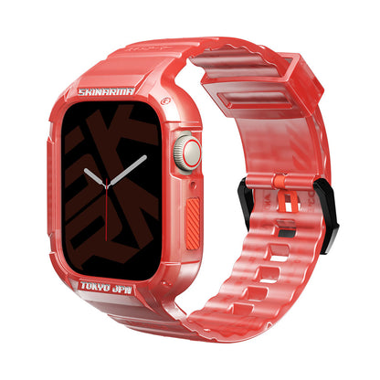 Watch 7 45mm SkinArma Saido Sert PC Kasa Koruyuculu Silikon Kordon