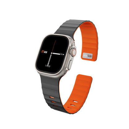 Apple Watch 7 45mm Wiwu Mag Secur Serisi Silikon Kordon