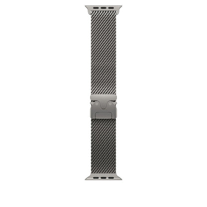 Apple Watch 7 45mm Zore KRD-100 Titanyum Hasır Kordon