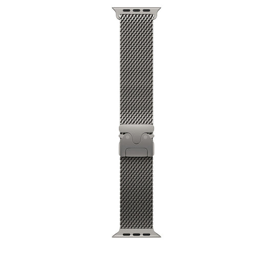 Apple Watch 7 45mm Zore KRD-100 Titanyum Hasır Kordon