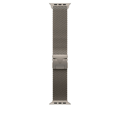 Apple Watch 7 45mm Zore KRD-100 Titanyum Hasır Kordon