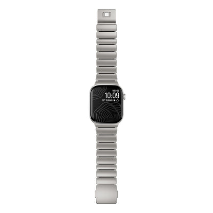 Apple Watch 7 45mm Zore KRD-149 Metal Silikon Kordon