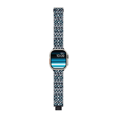 Watch Serisi Uyumlu Aramid Fiber ve Karbon Fiber Pitaka Dreamland ChromaCarbon Serisi Mosaic Universal Kordon