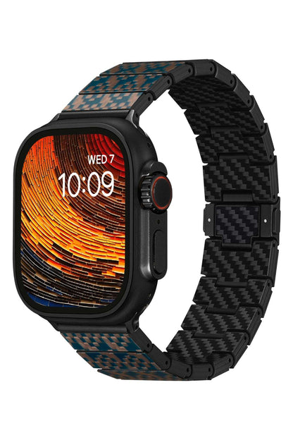 Watch Serisi Uyumlu Aramid Fiber ve Karbon Fiber Pitaka Dreamland ChromaCarbon Serisi Stairs Universal Kordon