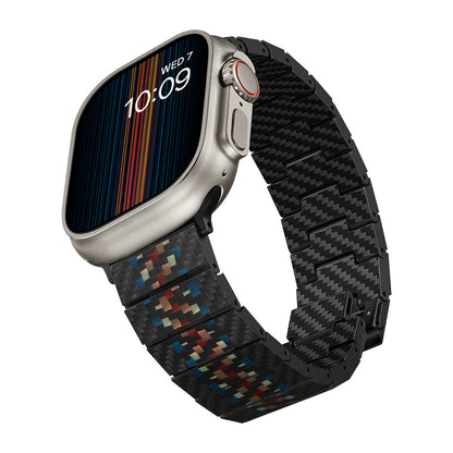 Watch Serisi Uyumlu Aramid Fiber ve Karbon Fiber Pitaka Modern Serisi Rhapsody Universal Kordon