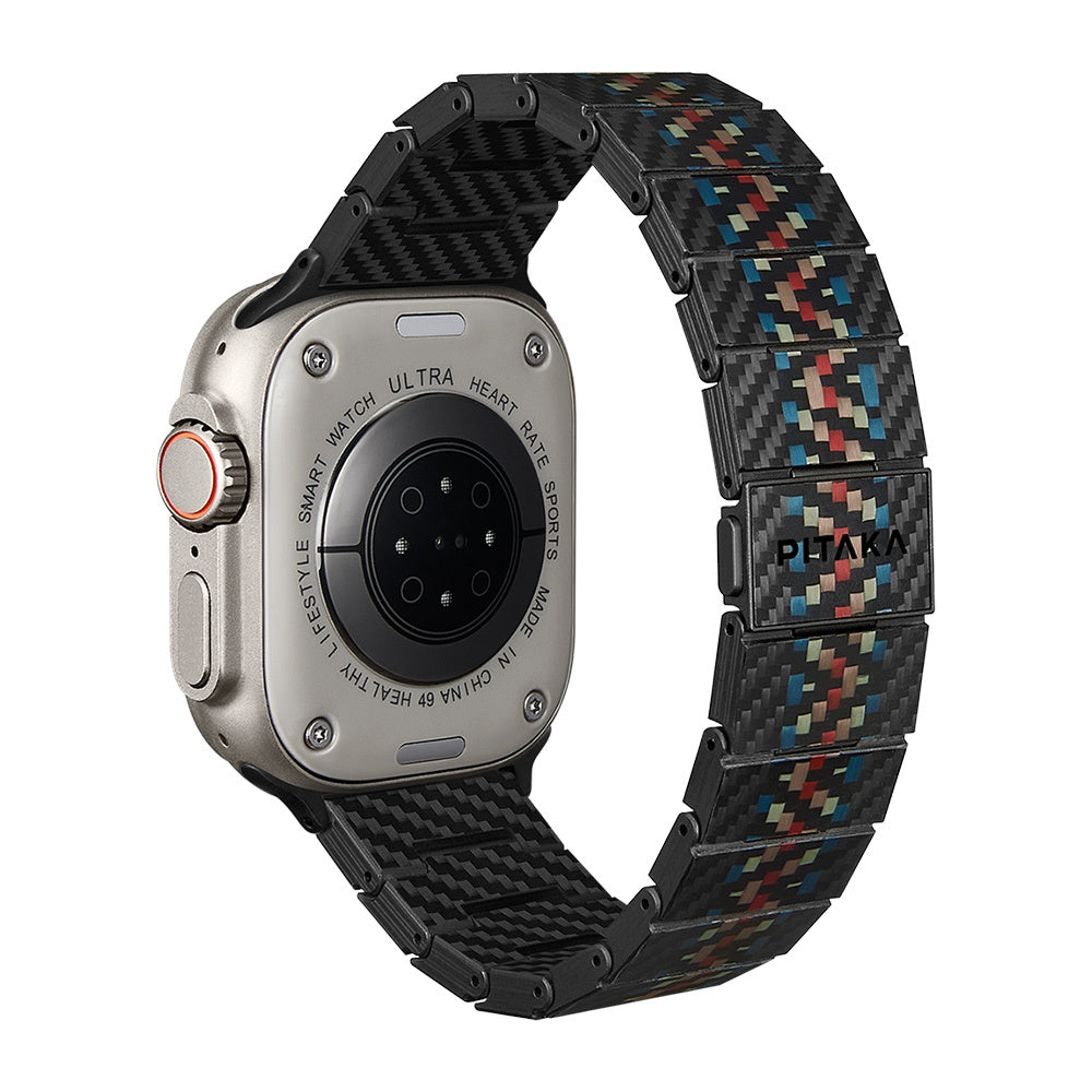 Watch Serisi Uyumlu Aramid Fiber ve Karbon Fiber Pitaka Modern Serisi Rhapsody Universal Kordon