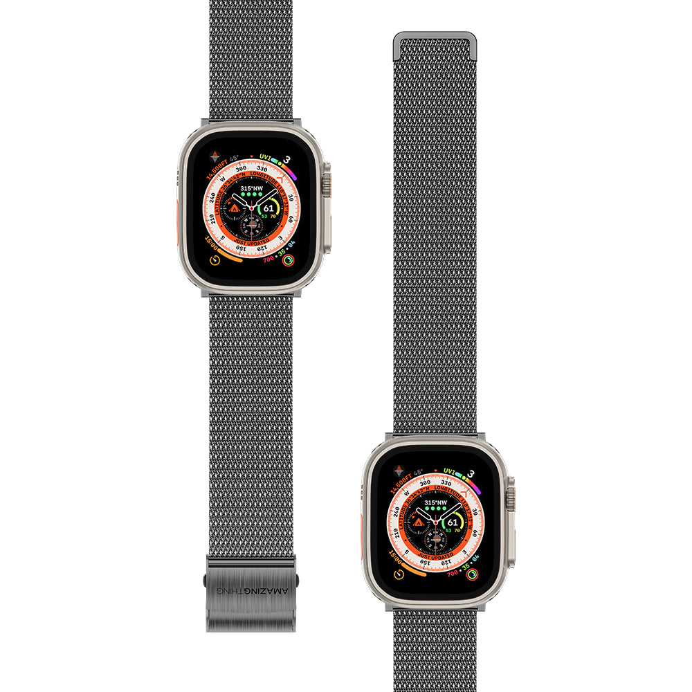Watch Ultra 49mm Amazing Thing Titan Metal Hasır Kordon
